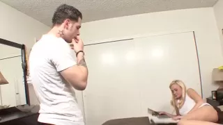 Horny stepsister has sex with her stepbrother