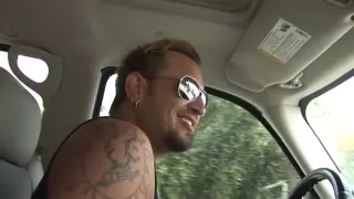 Big titted babe slammed in her snatch