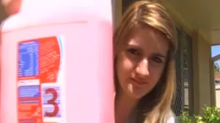 Doing the milk challenge outside