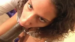 Ugly Miltf Playing a Huge Black Dildo