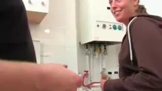 Kitchen Fun Handjob