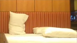 Homemade act with a longhaired tranny