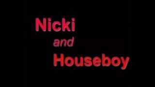 Ebony ladyboy stuffes white chap