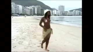 Hot Tanned Ebony Blue eyes loves Anal after Beach