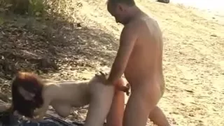 German girl And Old Guy Hard Outdoor Sex