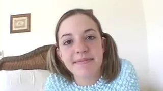 Pert Titted Cute girl Loves Older Cock !