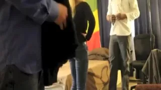 Husband filming his wife getting banged by black stud