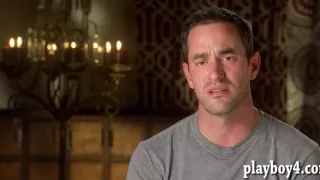 Horny partners swinging in Playboy house that they all loved