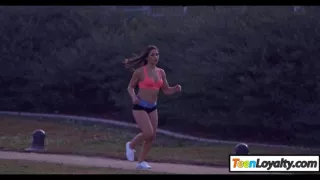 Sexy teen girl Abella Danger pussy rammed and creampied