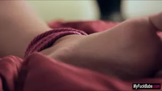 Kendra James ties up August Ames and eats her pussy