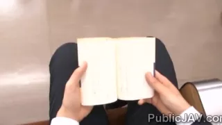 Horny men made beautiful teen suck their filthy cocks in public