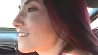 Handjob While Driving the Car WF