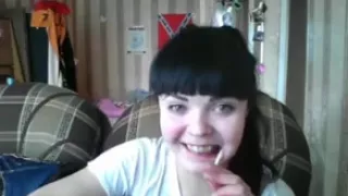 Sexy Whore Strips and Dances on Web Cam