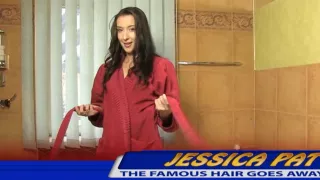 Sexy candle drilling for hot babe