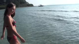 Abbey in one of the outdoor porn videos with beautiful minx