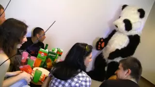 July & Lerok & Nene & Norma in skinny young porn chicks suck and fuck