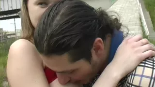 Ania in slut gets on a bike and gets fucked in the park