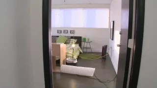 Seductive babe makes handjob