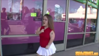 Horny Midget Slut Picks Up Guy