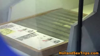 Real ho sucks black cock