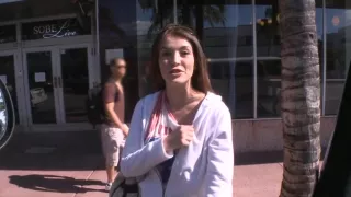 Naughty showing of luscious hooters