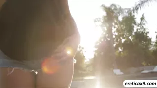 Allie Haze gets passionate sex and gets her body wet with sticky sperm