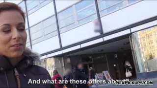 Czech slut Antonia Sainz fucked with stranger for cash