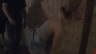 Explicit public tormenting