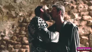 Gay of Thrones with two leather knights fucking each other