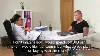 As###tant interupts female agent sex casting