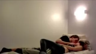 Hot immature babe rides a dick