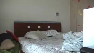 Asian boy bangs and spanks his girl