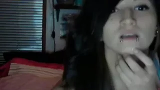 immature pussy stroking her fanny