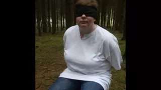 fat girlfriend  sucks me off in the woods