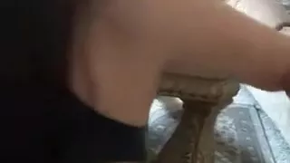 Real non-professional college immature caught on security livecam fucking