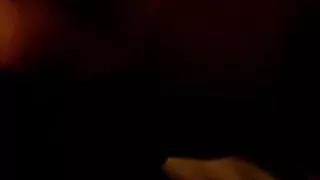 blonde girl gags on knob