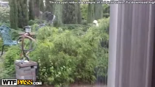 Hot anal fuck with busty girl