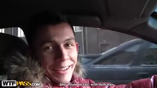 immature non-professional girls sex in the car