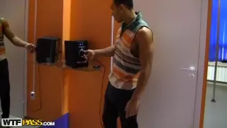 Hot pickup girl has sex at job interview