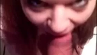 astonishing immature blowjob  and facial