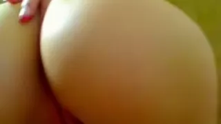 Handsome immature rubbing her muff