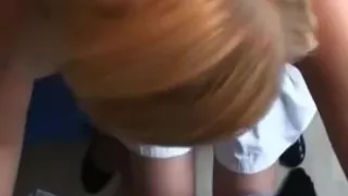 Breasty german immature sucks and copulates