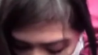 Filipina skips school to engulf some knob