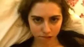 Cumming on captivating breasty teenies face