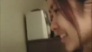 Youthful oriental pair make a home porno tape