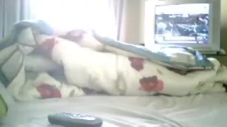 Youthful russian cutie blowing mature lad