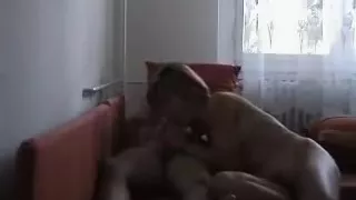 I'm naked and giving head