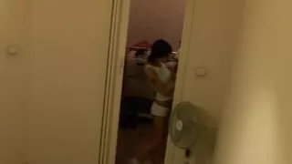 fucked my girlfriend  hard in dressing room