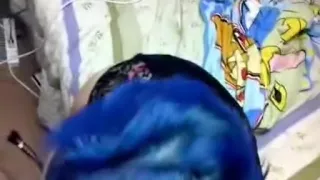 my busty emo girlfriend  blowing and fucking