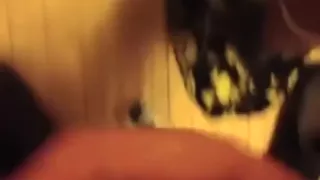 Non-Professional wife doing great cook jerking then ride